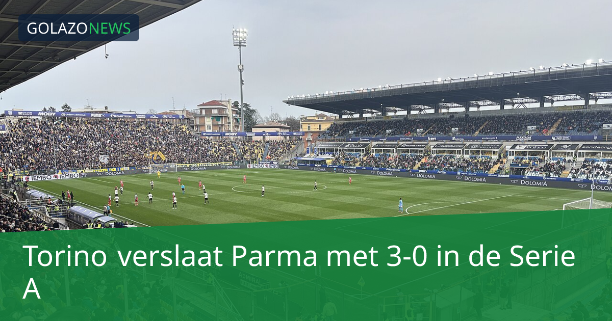 Torino verslaat Parma met 3-0 in de Serie A
