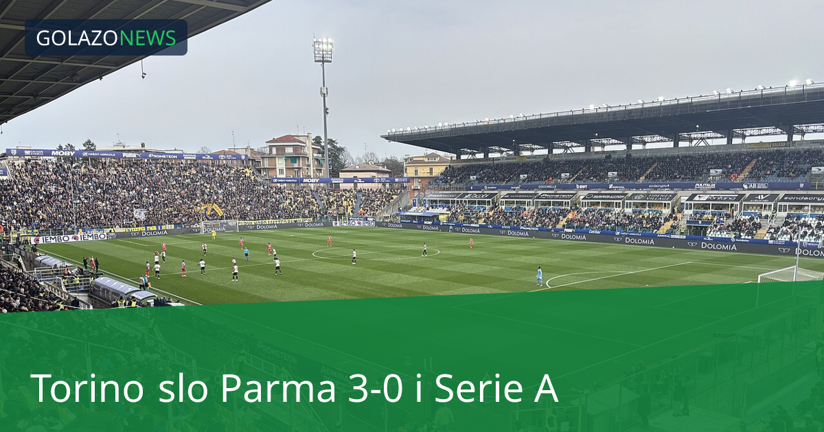 Torino slo Parma 3-0 i Serie A