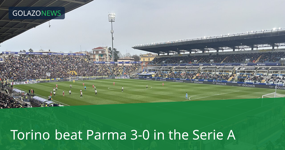 Serie A: Torino, Parma에 3-0 승리