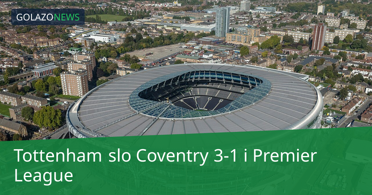 Tottenham slo Coventry 3-1 i Premier League