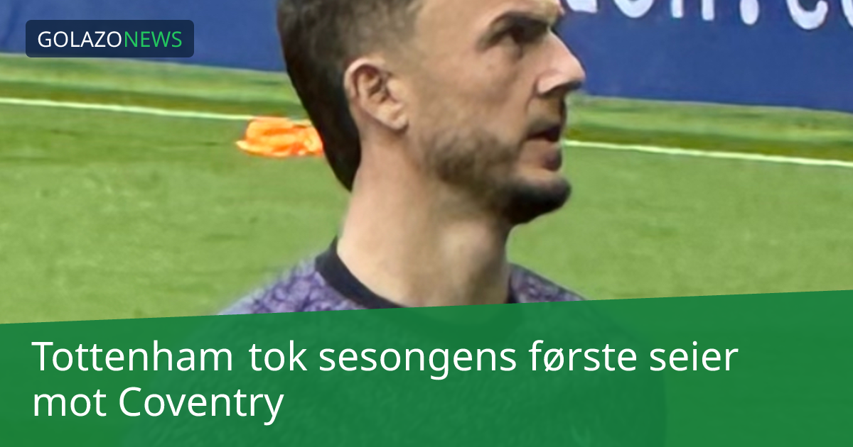 Tottenham tok sesongens første seier mot Coventry