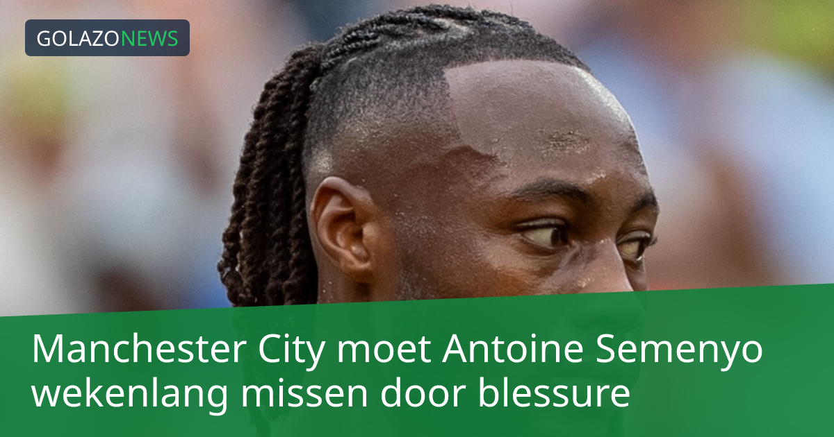 Manchester City moet Antoine Semenyo wekenlang missen door blessure