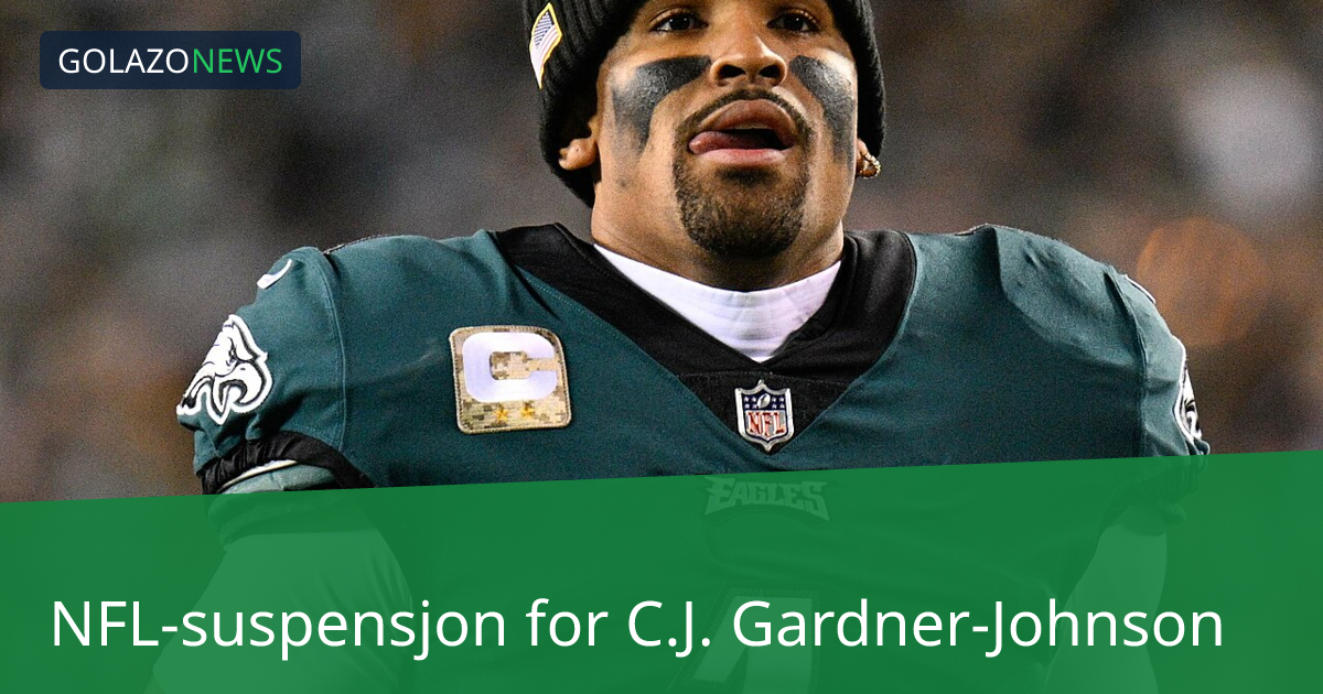NFL-suspensjon for C.J. Gardner-Johnson
