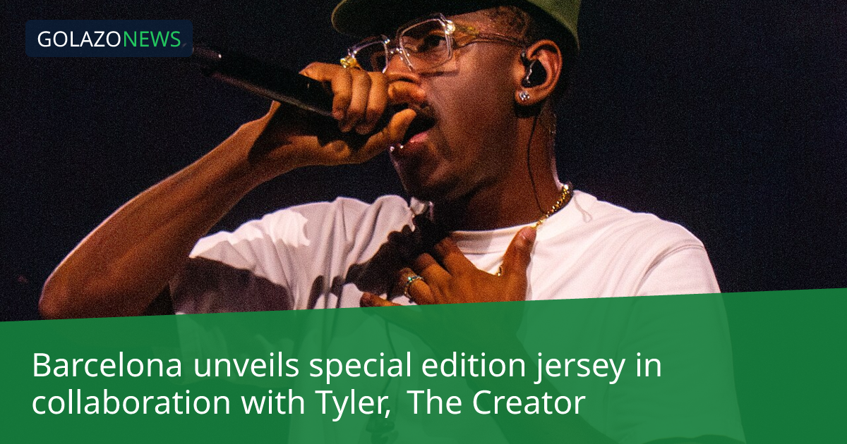 Barcelona ra mắt áo đấu đặc biệt hợp tác cùng Tyler, The Creator