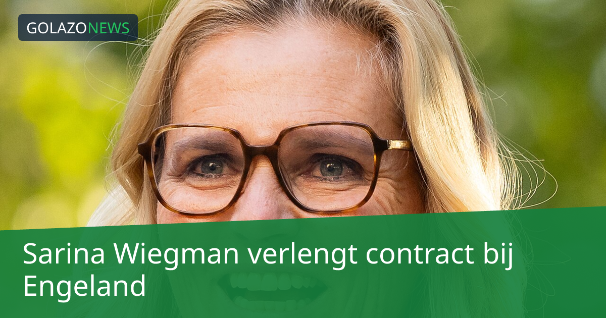 Sarina Wiegman verlengt contract bij Engeland