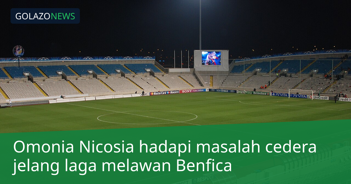 Omonia Nicosia hadapi masalah cedera jelang laga melawan Benfica