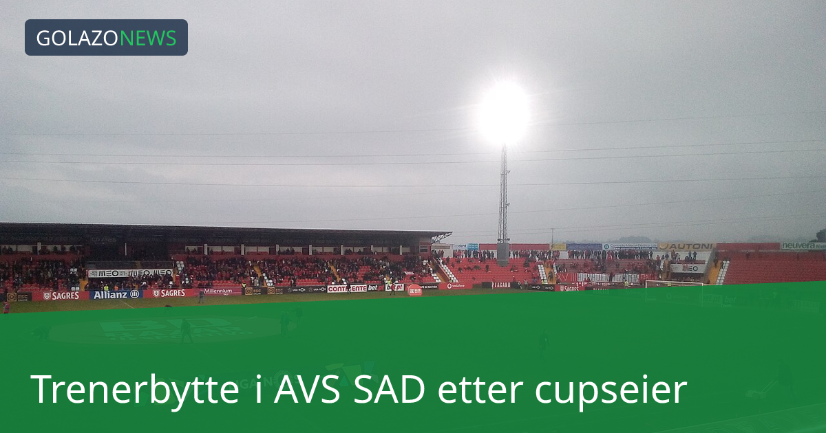 Trenerbytte i AVS SAD etter cupseier