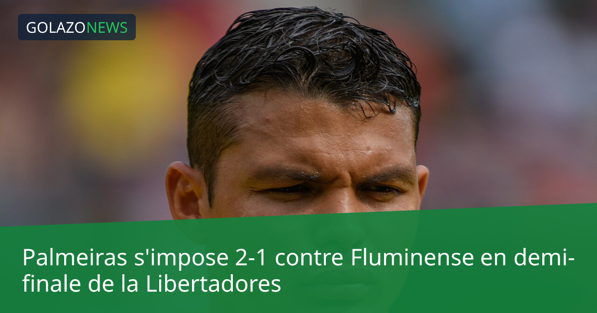 Palmeiras s'impose 2-1 contre Fluminense en demi-finale de la Libertadores