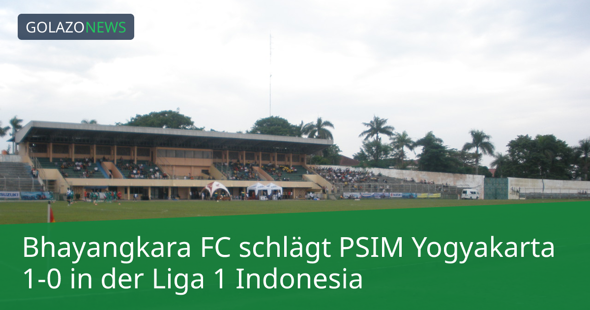 Bhayangkara FC schlägt PSIM Yogyakarta 1-0 in der Liga 1 Indonesia