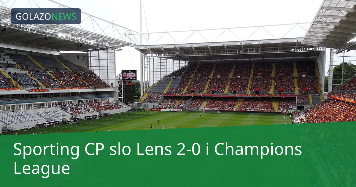 Sporting CP slo Lens 2-0 i Champions League