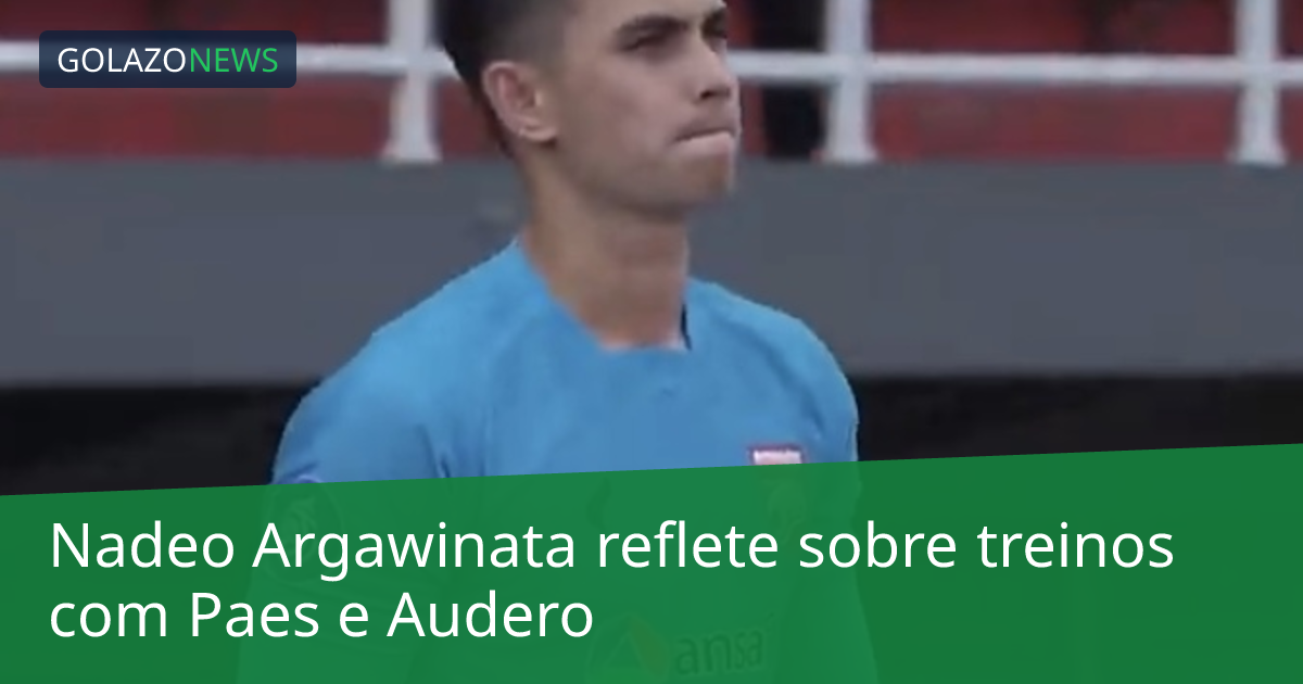 Nadeo Argawinata reflete sobre treinos com Paes e Audero