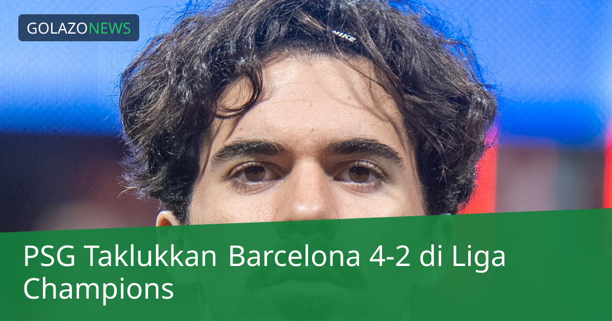 PSG Taklukkan Barcelona 4-2 di Liga Champions