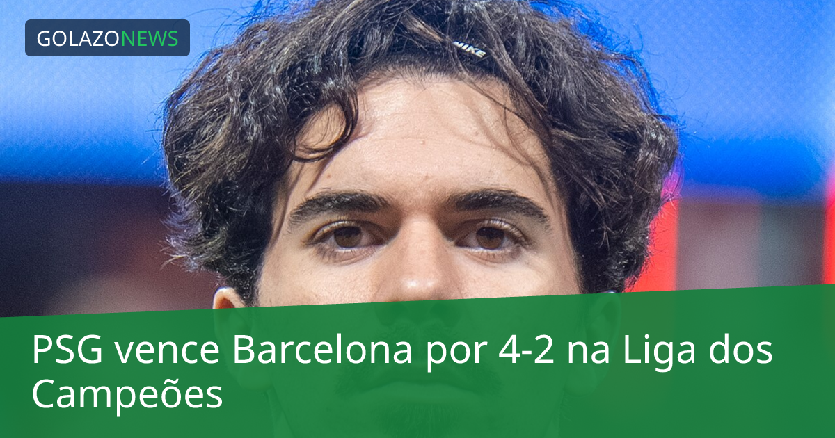 PSG vence Barcelona por 4-2 na Liga dos Campeões