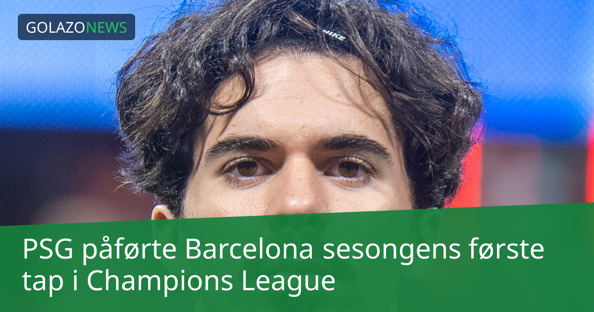 PSG påførte Barcelona sesongens første tap i Champions League