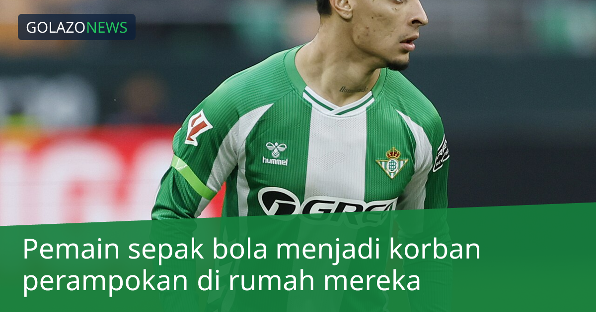 Pemain sepak bola menjadi korban perampokan di rumah mereka