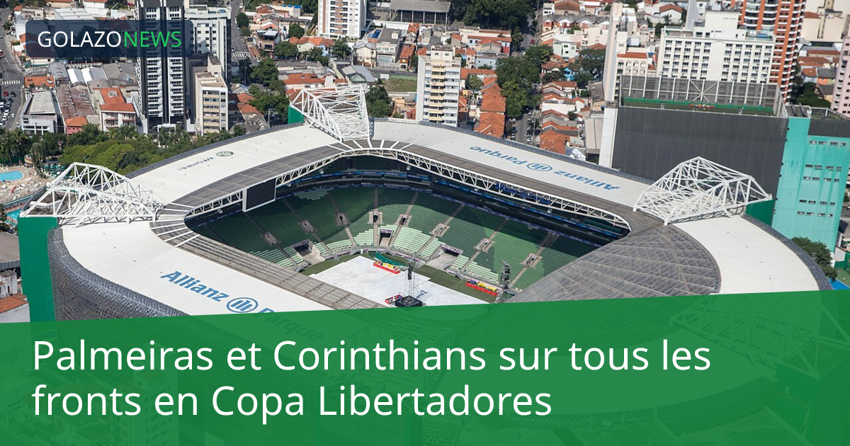 Palmeiras et Corinthians sur tous les fronts en Copa Libertadores